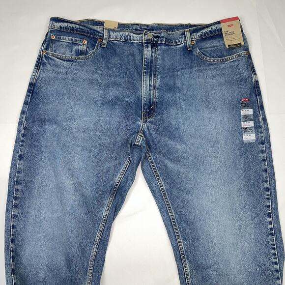 Levi's Men's 559 Relaxed Straight Fit Medium Wash Blue Jeans Size 44X30 - Picture 4 of 8
